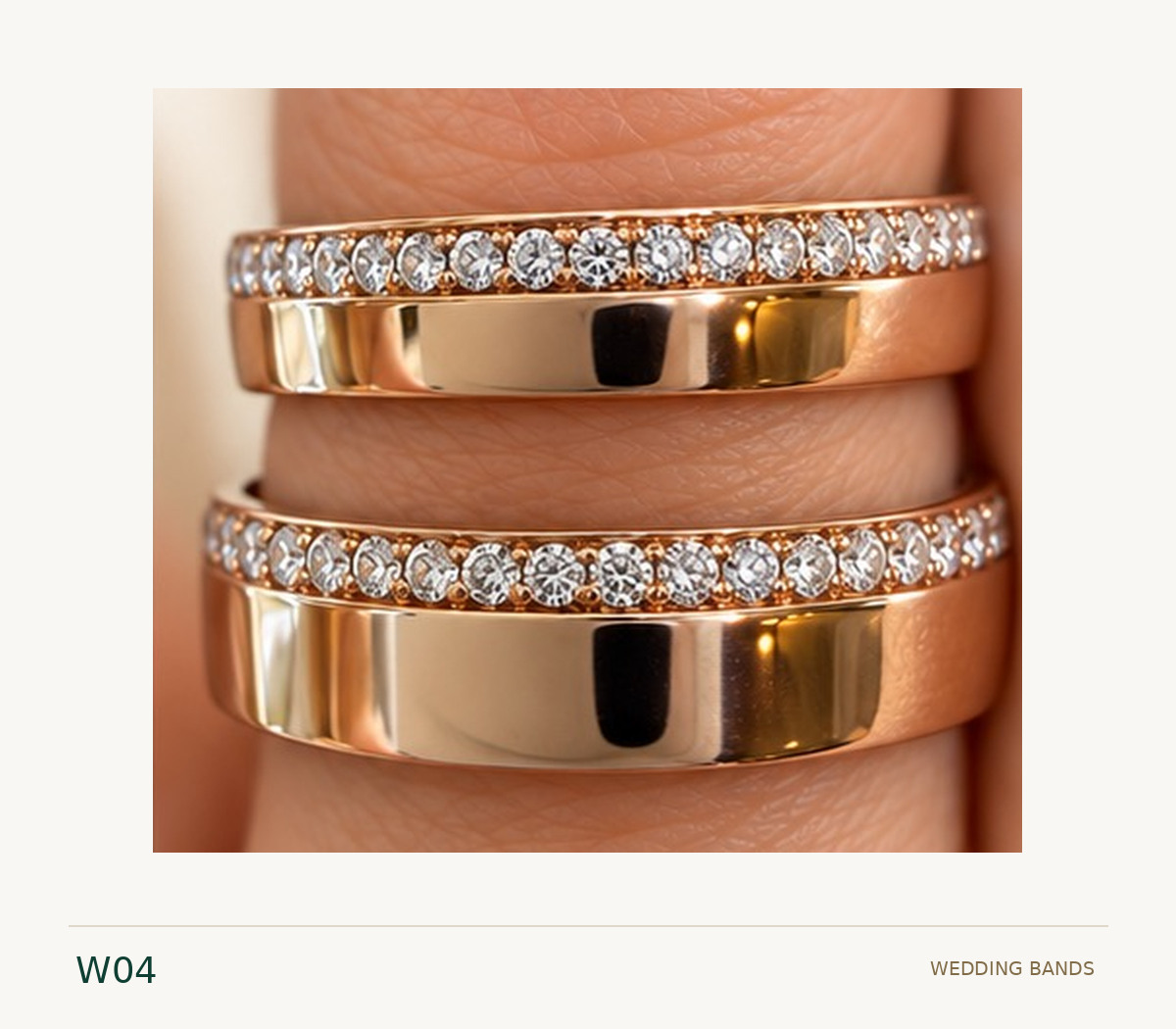 Diamond Myth Jewelry Wedding Bands design W04